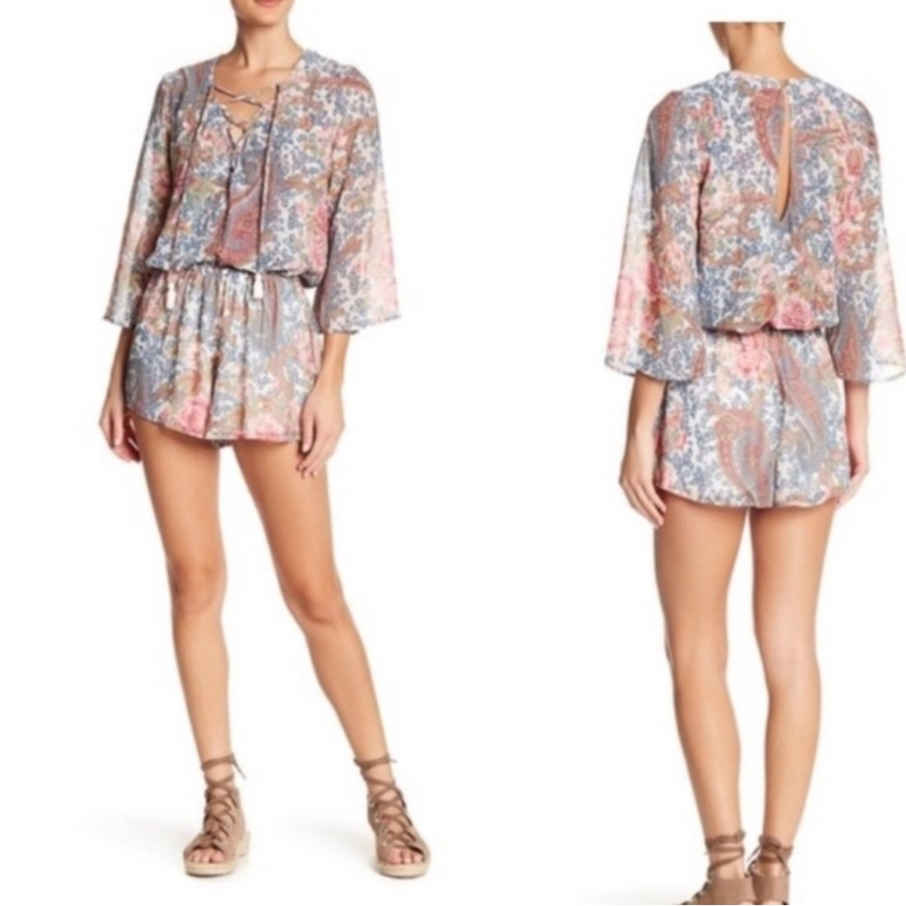 Show me Your Mumu - Tillie Lace up Romper